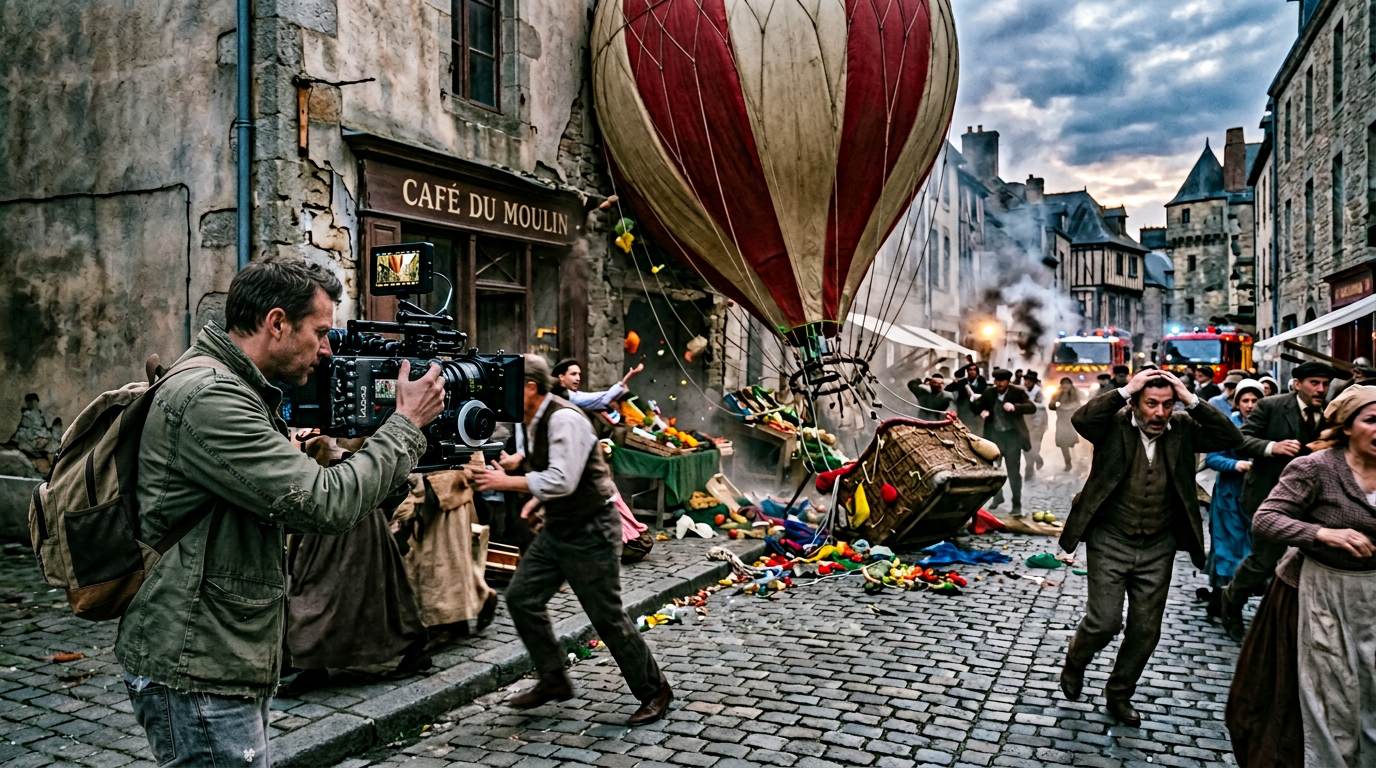 Le photographe pensait filmer une rue ordinaire